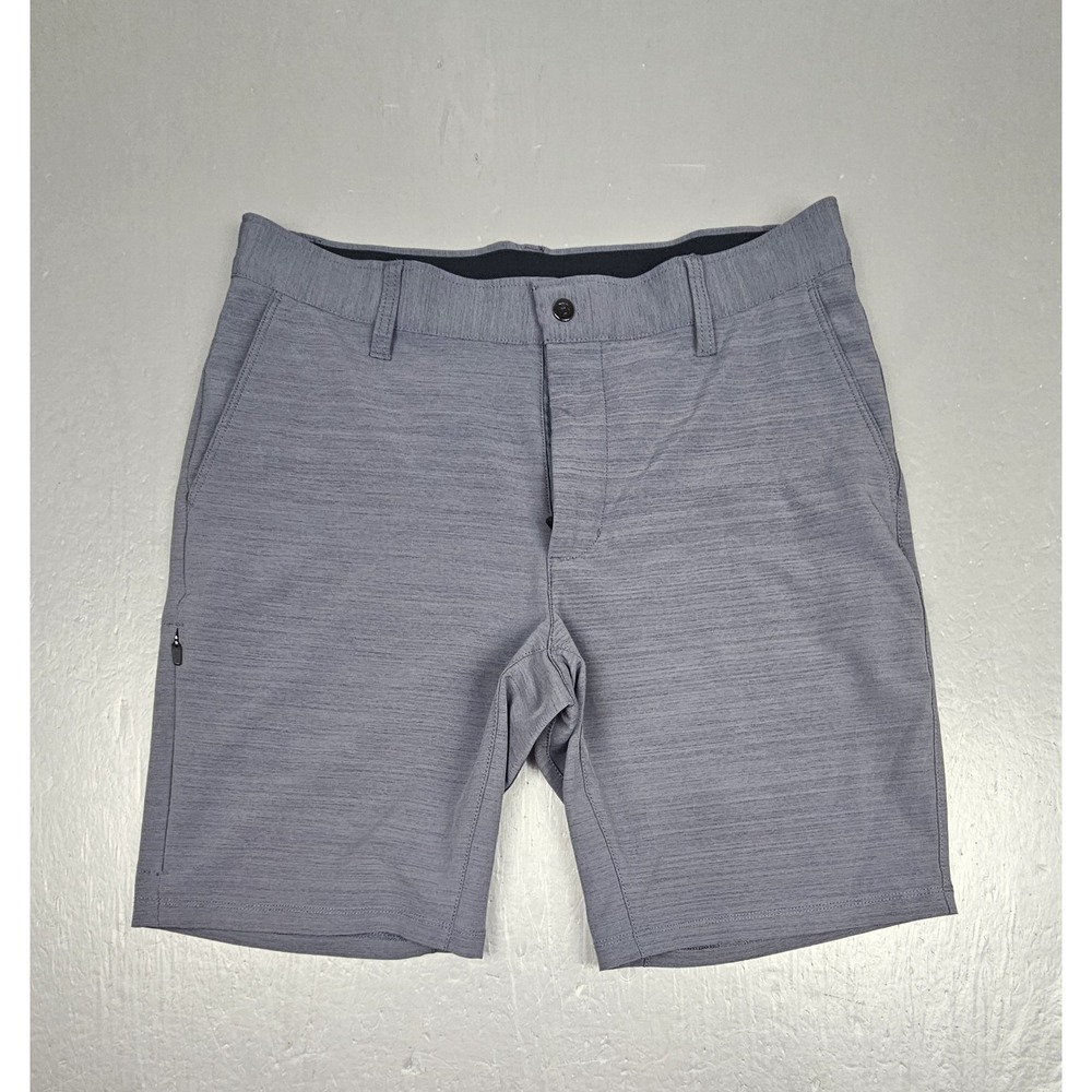 Bylt Shorts Mens Large Kinetic Gray Stretch Waist Water Resistant Active Outdoor